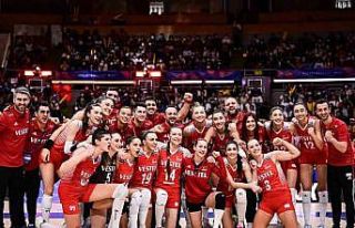 A Milli Kadın Voleybol Takımı Milletler Ligi’nde...
