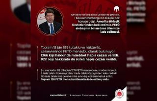 Adalet Bakanı Tunç: “(15 Temmuz) Yargı gerçekten...