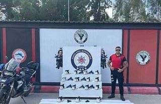 Adana’da 278 adet ruhsatsız silah ele geçirildi
