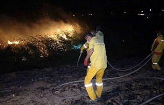 Adıyaman’da çıkan anız yangını yürekleri...