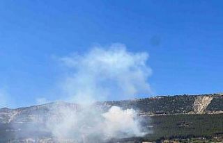 Ahir dağında orman yangını, ekipler müdahaleye...