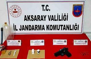 Aksaray Jandarma’dan uyuşturucu operasyonu