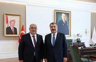 Aldatmaz’dan Sağlık Bakanı Koca’ya ziyaret