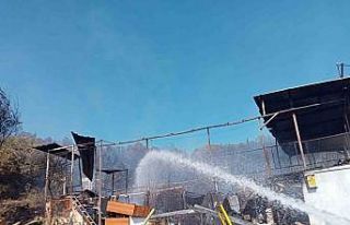 Aliağa’daki yangında 4 ev hasar gördü, 1’i...