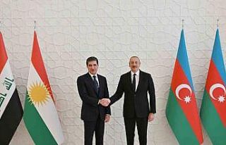 Aliyev, IKBY Başkanı Barzani ile görüştü