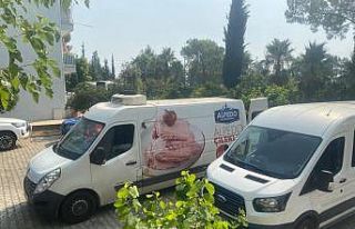 Alpedo dondurma, yangın bölgesine 3 bin kişilik...