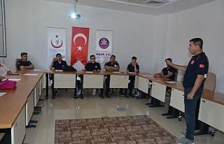 Ambulans ve Acil Bakım Teknikerleri staja başladı