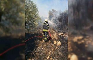 Anız yangınları söndürüldü