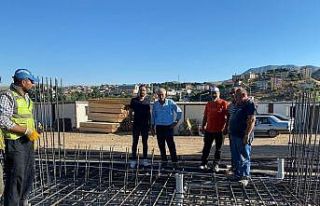 Arapgir’deki TOKİ konutlarında çalışmalar sürüyor