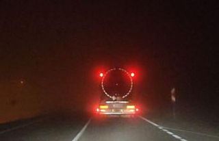 Ardahan’da yoğun sis: Görüş mesafesi 5 metreye...