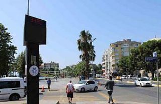 Aydın güne sıcak başladı