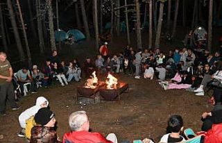 Babalar ve çocukları bu kampta buluştu