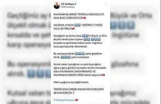 Bakan Yerlikaya: "Haziran ayında 65 terörist...