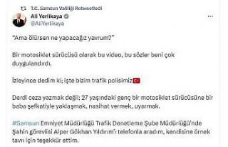 Bakan Yerlikaya’dan o polise tebrik