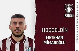 Bandırmaspor, Metehan Mimaroğlu ile 1 yıllık kiralık...