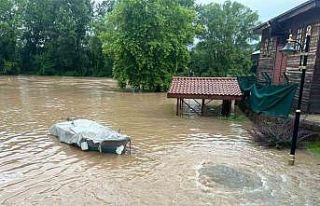 Bartın Irmağı’nda su seviyesi yükseliyor