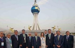 Başkan Işık, Türkmenistan Arkadağ’da açılış...