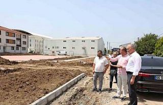 Başkan Özlü sahadaki çalışmaları inceledi