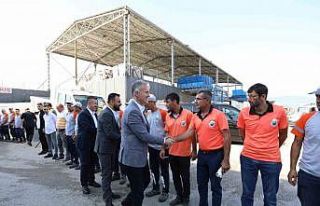 Başkan Taban’dan bayramda mesai yapan personele...