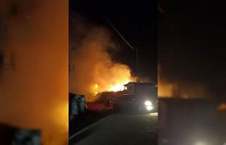 Başkentte hobi bahçesinde yangın