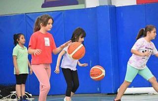 Basketbol kursu yoğun ilgi gördü