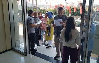 Belediye iş başvurusunun son gününde yoğunluk...