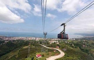 Beşikdağı’na teleferik ile çıktılar, projeyi...