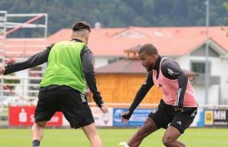 Beşiktaş, günün ikinci idmanında kondisyon ve...