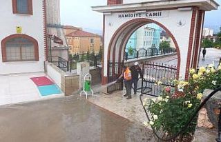 Bilecik’te cadde ve sokaklarda bayram sonrası temizliği...