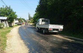 Bilecik’te sıcaktan asfaltlar eridi