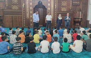 Bingöl’de camiler çocuklarla şenlendi