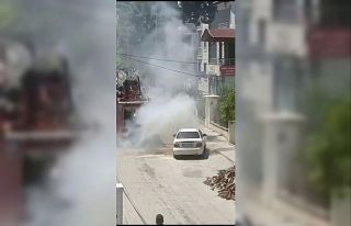 Bir anda motor kısmından duman yükseldi, faciadan...