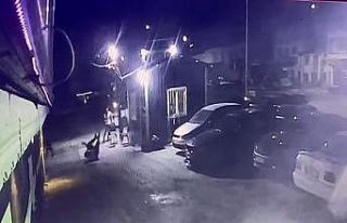Bir kişinin öldüğü silahı kavga kameralara yansıdı