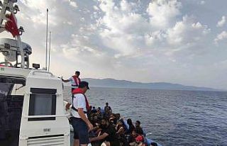 Bodrum’da 64 düzensiz göçmen karaya çıkarıldı