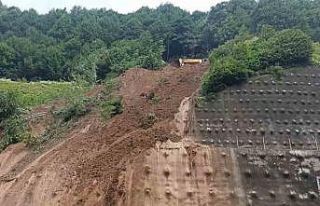 Bolu Dağı Tüneli’nde heyelanın izleri siliniyor