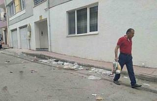 Bu sokakta çöp konteynerı yok