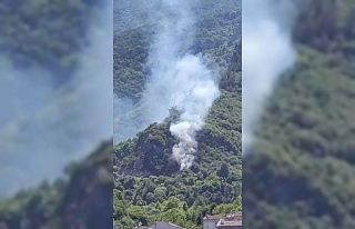 Burdur’da çıkan orman yangınında 1 hektar alan...