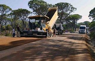 Büyükşehir 2023 yılı asfalt programına devam...