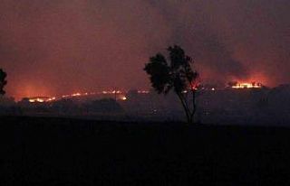 Çanakkale’de orman yangını büyüdü, 1 köy...