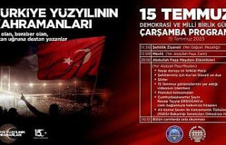 Çarşamba’da 15 Temmuz programı