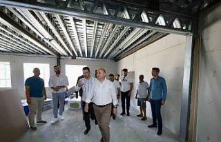 Çiftçi, spor yatırımlarını inceledi