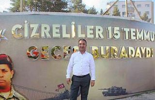 Cizre’de 15 Temmuz hain darbe girişimi unutulmadı