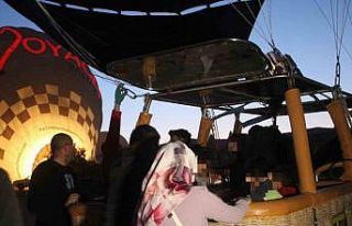 Çocuklar ‘sevgi’ uçuşu yaptı