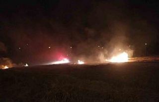 Çorum’da anız yangını büyümeden kontrol altına...