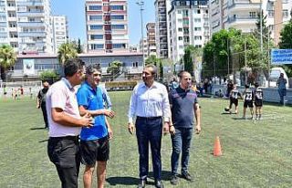 Çukurovalı çocuklar spor yapıyor