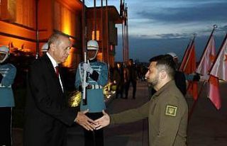 Cumhurbaşkanı Erdoğan ile Zelenski görüşmesi...