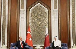 Cumhurbaşkanı Erdoğan, Katar Emiri Al Thani ile...