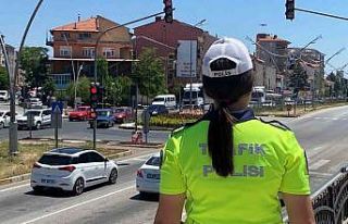 D-300 Karayolu’nda dron destekli trafik denetimi...