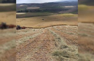 Dengesini kaybedip düştü, traktörün üzerinden...