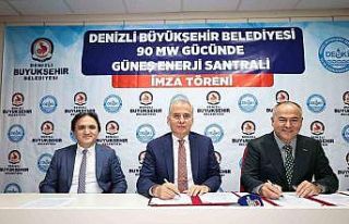 Denizli Büyükşehirden tarihi enerji yatırımı